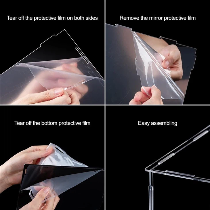 Flat Pack Acrylic Box high quality