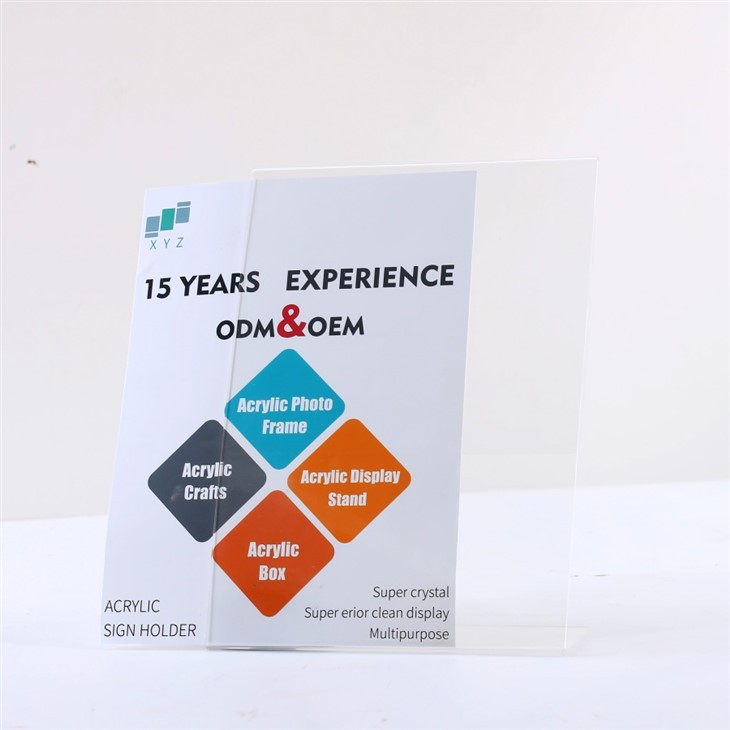 L Shaped Acrylic Tag Holder suppliers