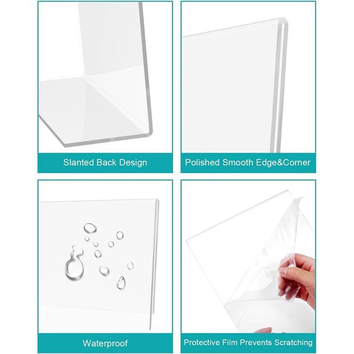 L Shaped Acrylic Tag Holder high quality