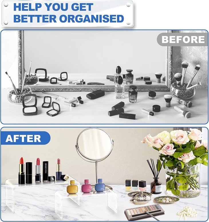 U Shaped Acrylic Risers best