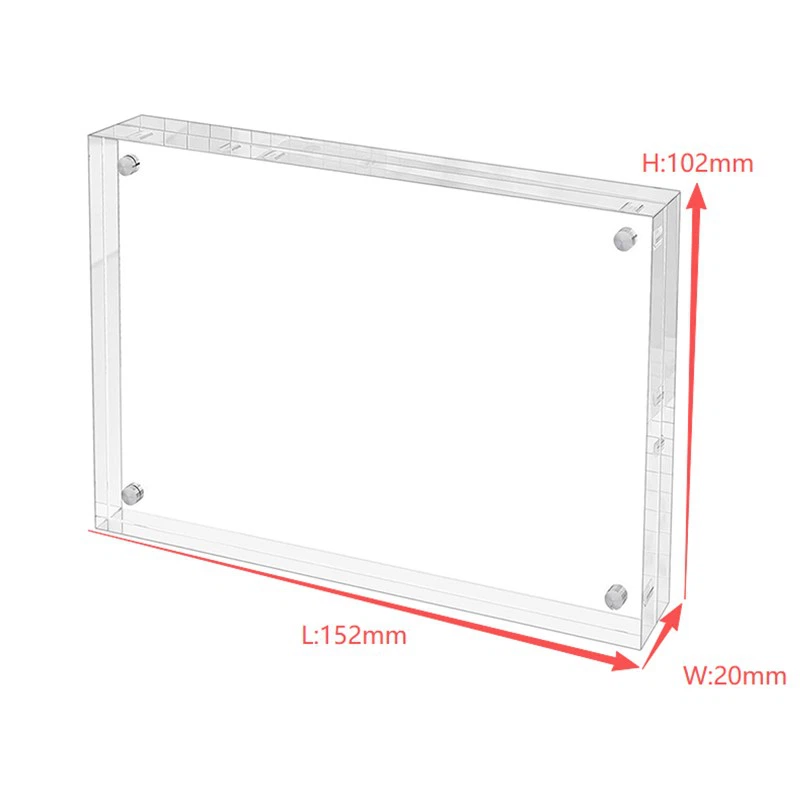 Acrylic Screw Photo Frame suppliers