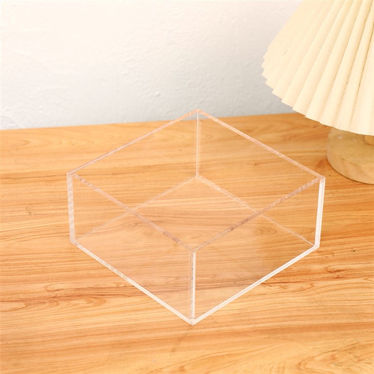 5 Sided Clear Acrylic Box