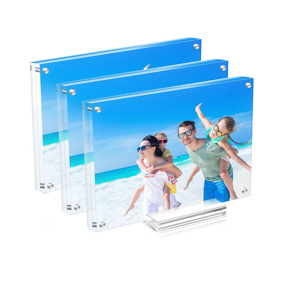 Acrylic Photo Frame with Acrylic Stand