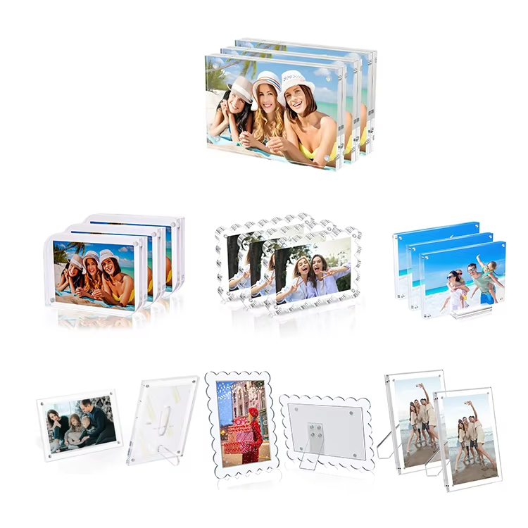 Acrylic Photo Frame With Acrylic Stand factory