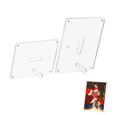 Acrylic Photo Frame with Acrylic Stand