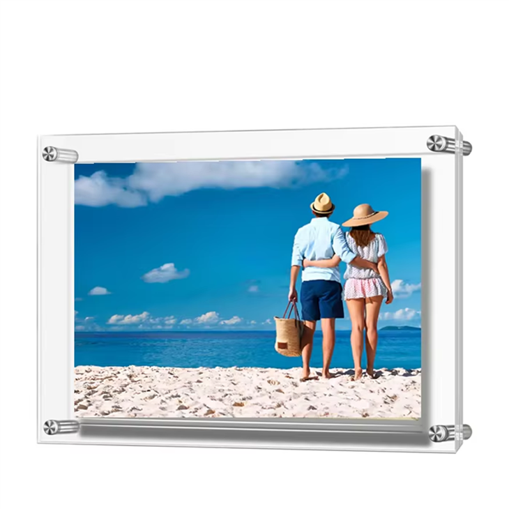 Acrylic Picture Frames with Standoffs