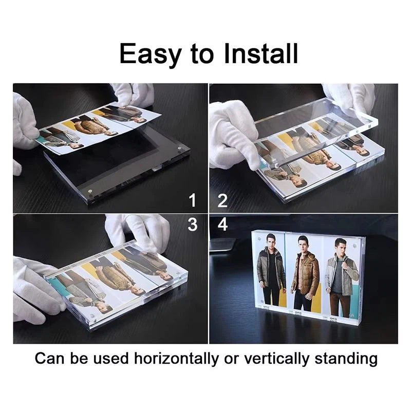 Acrylic Screw Photo Frame high quality