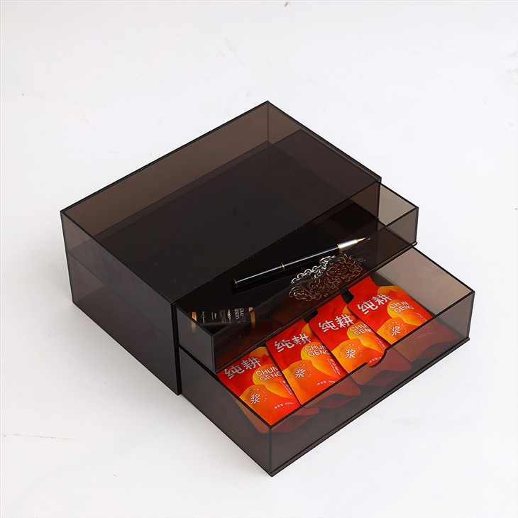 Acrylic Storage Box with Drawers