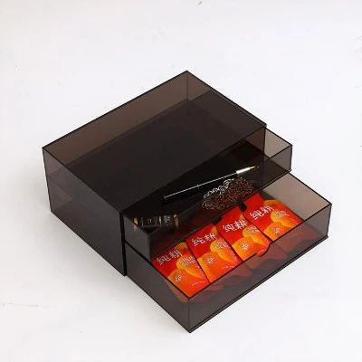 Acrylic Storage Box with Drawers