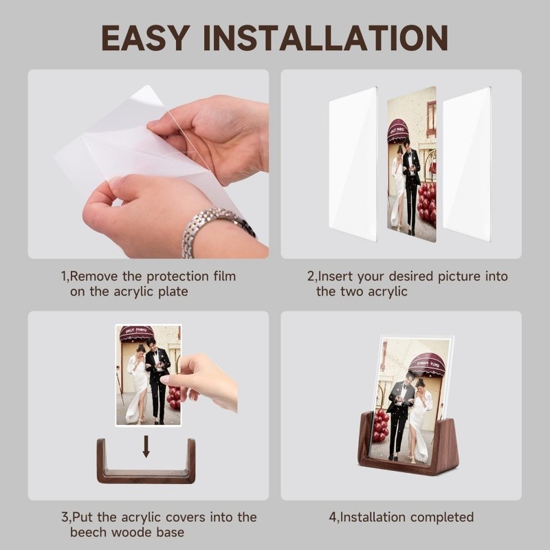 Beech-edged Acrylic Picture Frame price