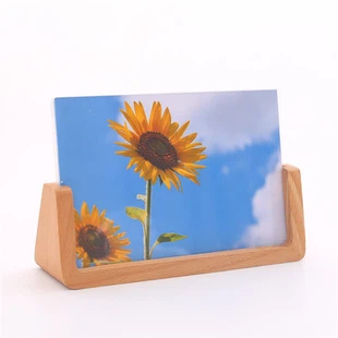 Beech-edged Acrylic Picture Frame