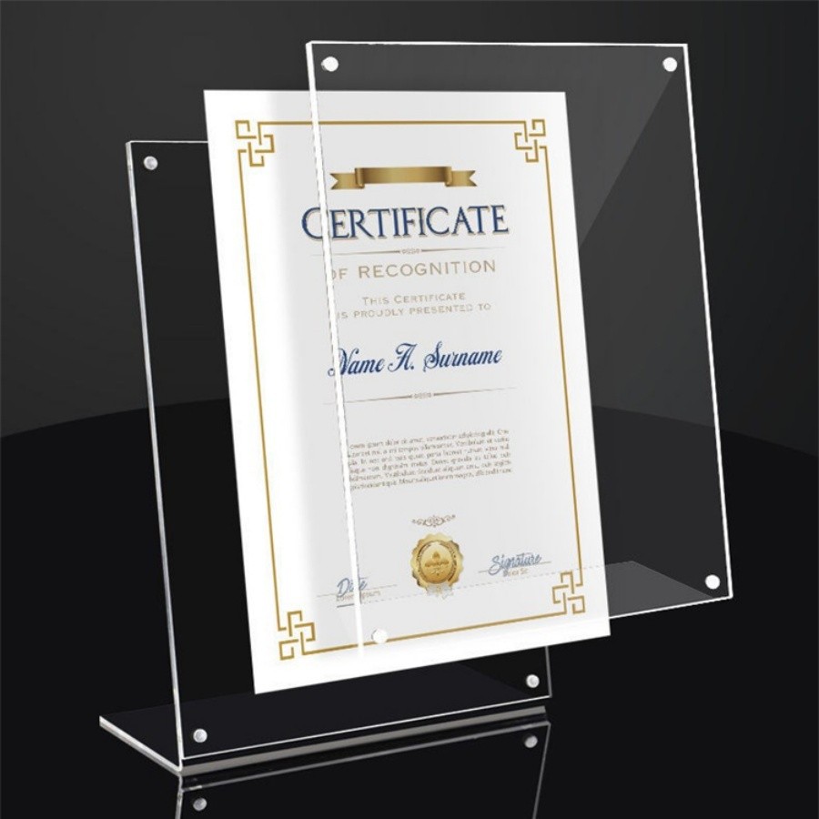 L Shaped Acrylic Frame suppliers
