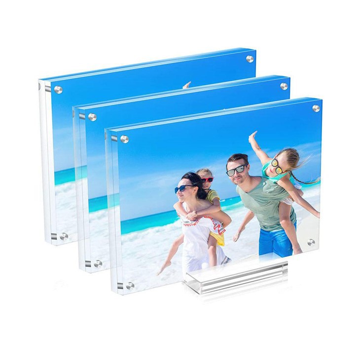 Magnetic Acrylic Photo Frame with Stand