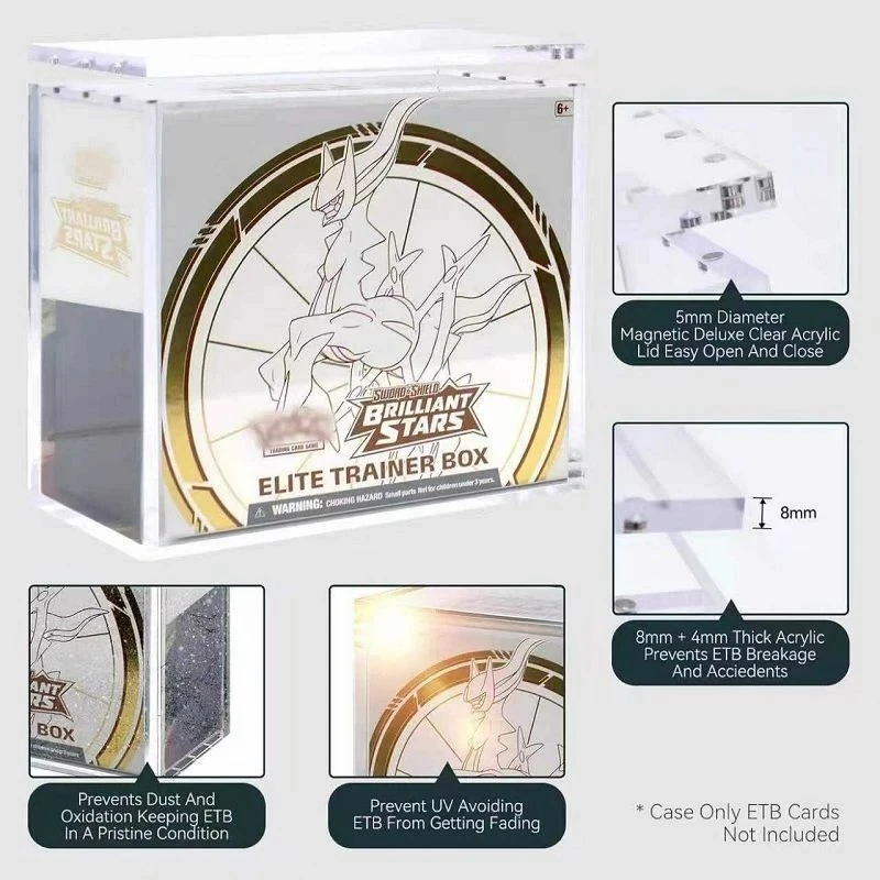 Pokémon TCG Sword & Shield—Brilliant Stars Elite Trainer Box Acrylic Display Case best