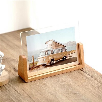 Beech edged Acrylic Picture Frame