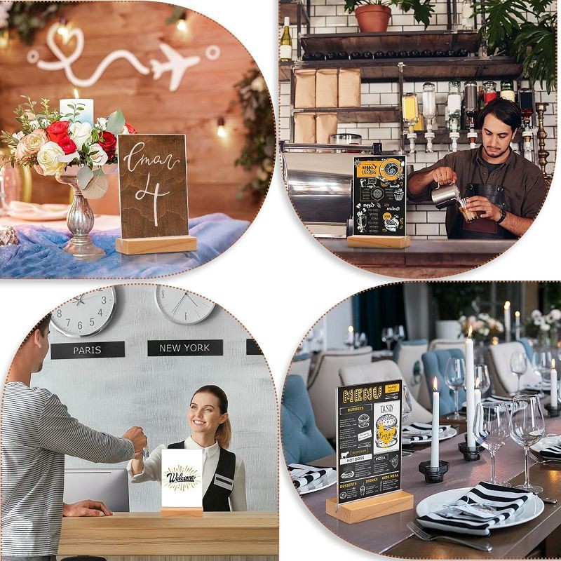 T - Shape Beech Acrylic Table Card best